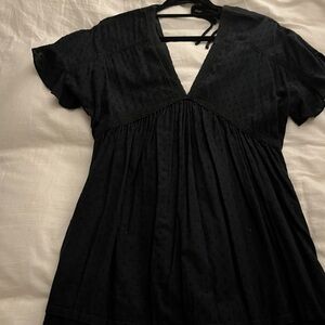 urban outfitters v neck babydoll sundress